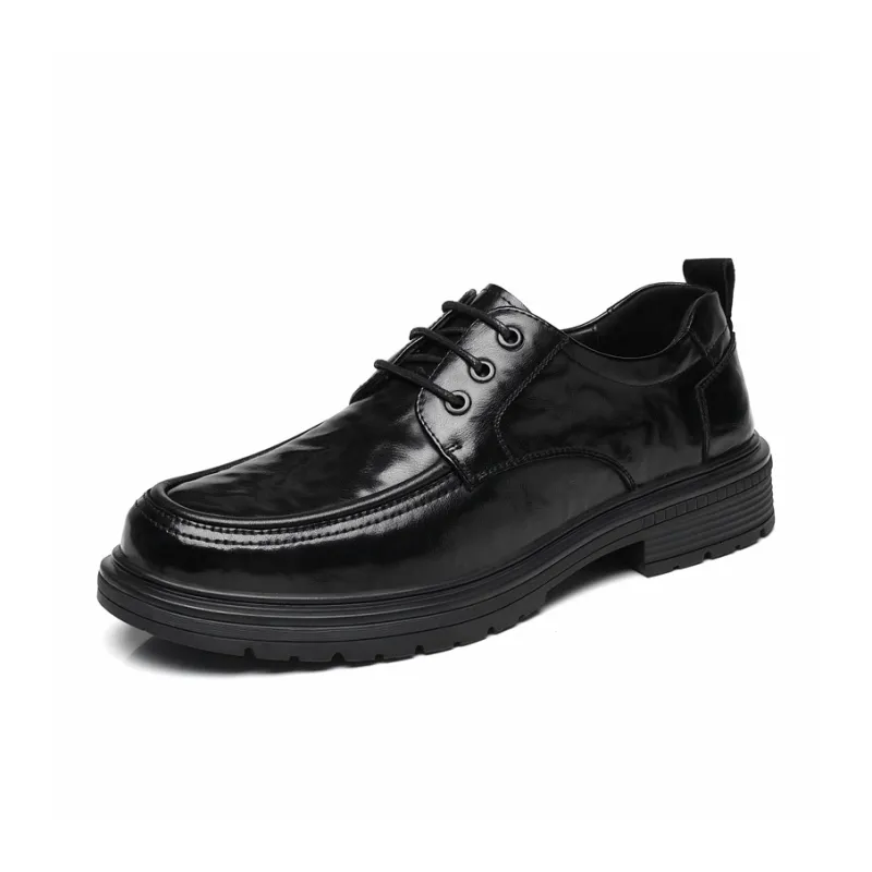Mulinsen Men's Casual Shoes Men Low Top Black, Dark Brown-0