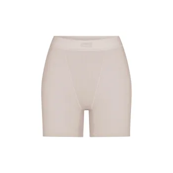 SKIMS COTTON RIB BOXER Boxer Shorts Women's STONE/Stone Color