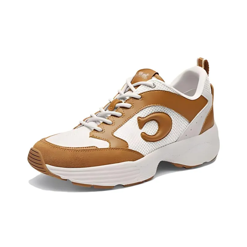 COACH Low Top Casual Shoes Women's Light Saddle-2