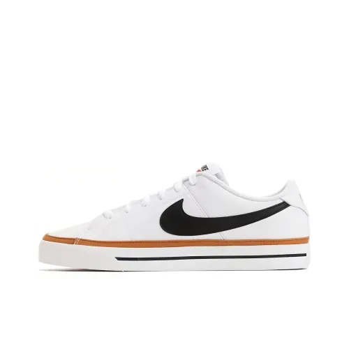 Nike Court Legacy Skateboard Shoes Men Low-Top White/Purple/Yellow