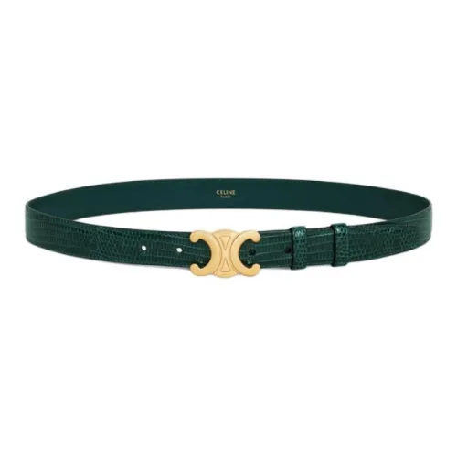 CELINE Medium Triomphe Belt In Lizard