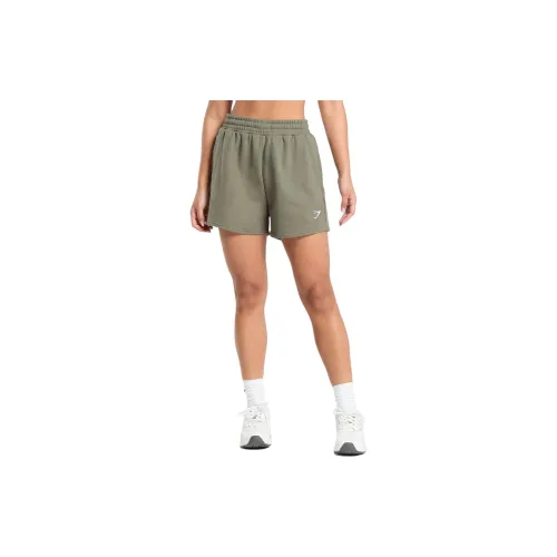 GYMSHARK Casual Shorts Women's Basic Green