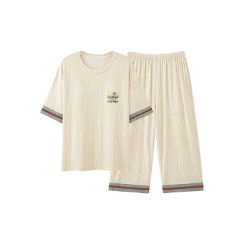 MIIOW Pajama Set Women's Light Yellow
