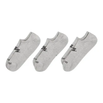 Nike Ankle Socks Unisex 3 Pack Dark Gray