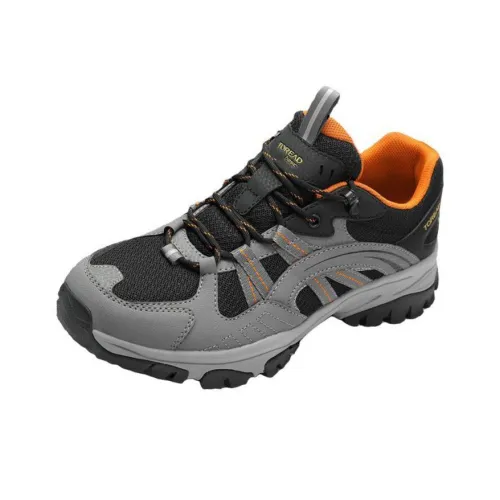 TOREAD Cushioning Wear-Resistant Low-Top Trekking Shoes Men's Gray Black