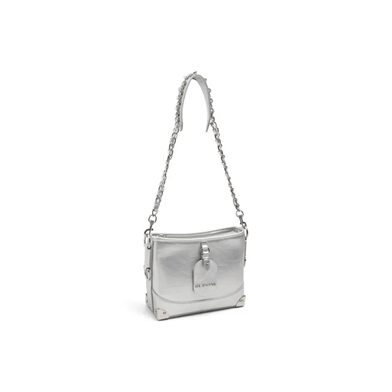 MZ HOUGE PU Shoulder Bag Women's Silver-0