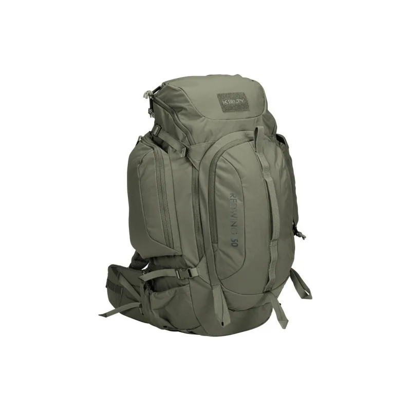 KELTY Nylon Outdoor Hiking Bag Backpacks Unisex Gray Green-0