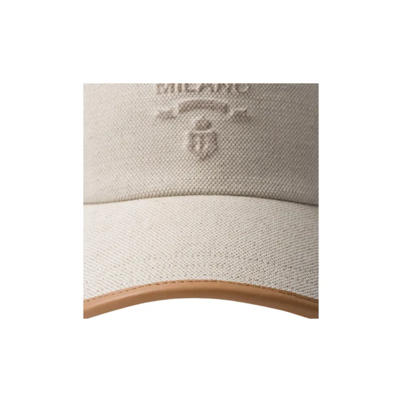 PRADA Logo debossed Baseball Cap-2