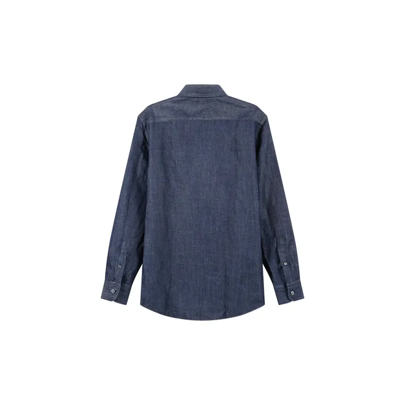 Zegna SS24 Shirt Men's Denim Blue-1