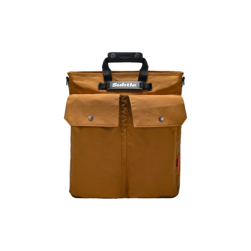 Subtle Nylon Backpack Tubas Unisex Woody Brown/Black/Jasper-1