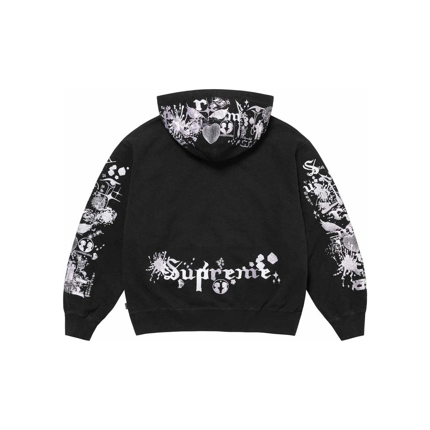 Supreme Toy Machine Zip Up Hooded Sweater Blue XL - POIZON Supreme Toy Machine Zip Up Hooded Sweater Blue XL - POIZON