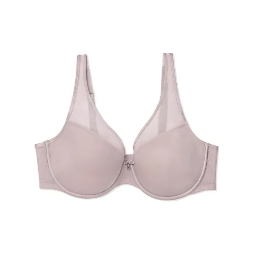 Victoria's Secret CURVY COUTURE Sheer Mesh Plunge T-Shirt Bra Bra Women's Bark/Gray Pink