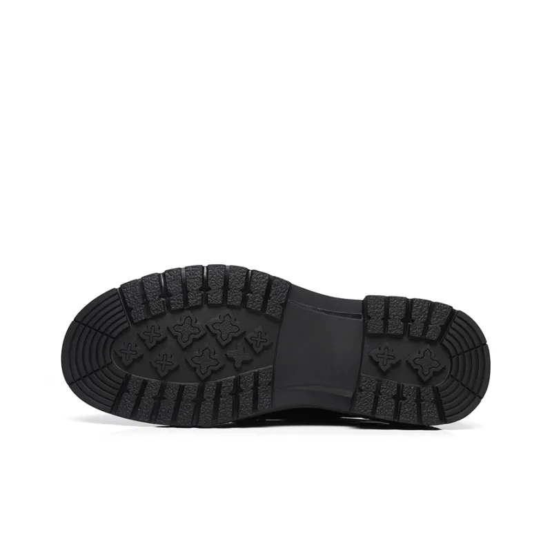 Mulinsen Men's Casual Shoes Men Low Top Black, Dark Brown-6