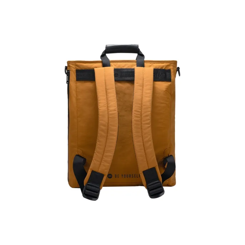 Subtle Nylon Backpack Tubas Unisex Woody Brown/Black/Jasper-2
