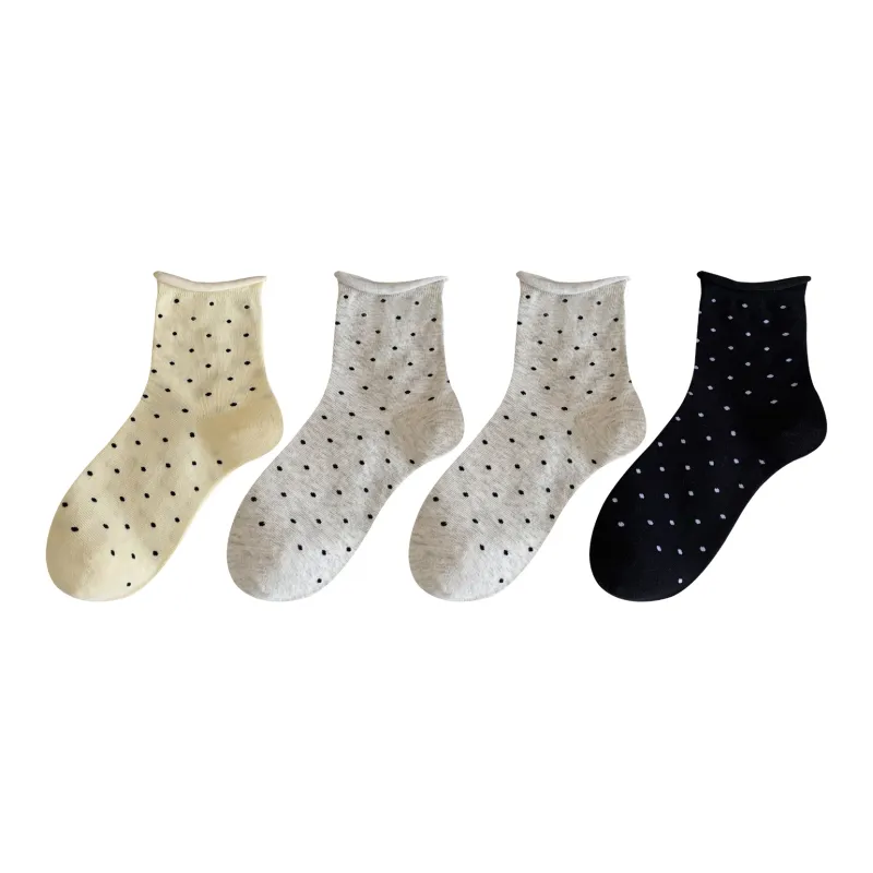 XXLLG Mid Calf Socks Women's 4 Pack-3