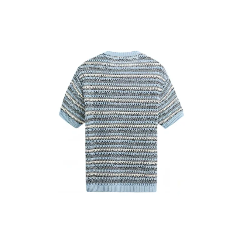 ZARA T Shirts Men Blue-1