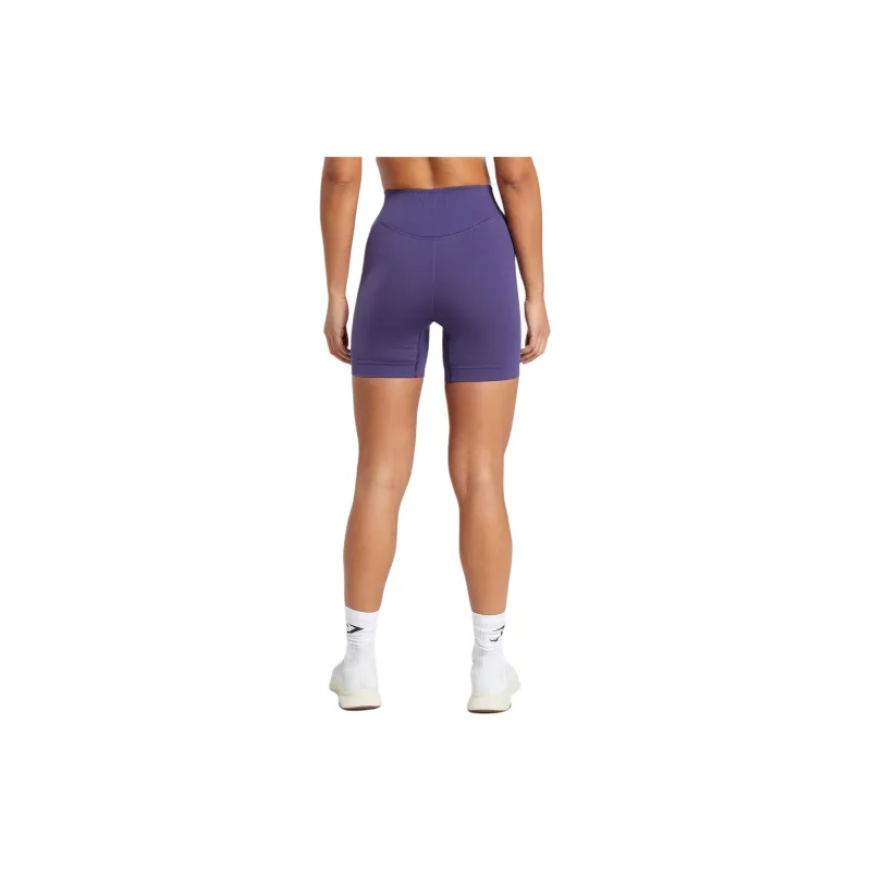 GYMSHARK Sports Shorts Women's Silver Galaxy Purple-1