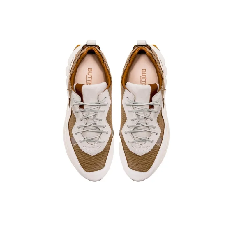 BUTTERO Spazio Low-Top Casual Shoes Men's Ecru-3
