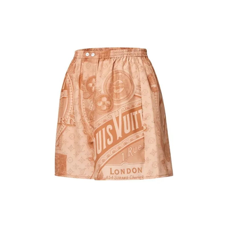 LOUIS VUITTON Vintage Print Boxer Shorts-2