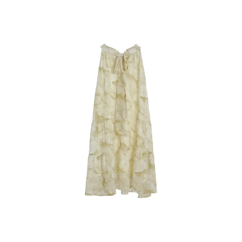 Fstudio Sleeveless Dress Women's Yellow-1