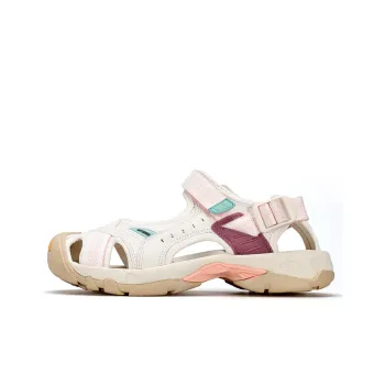 HUMTTO Beach Sandals Women's Ecru Smoke Pink