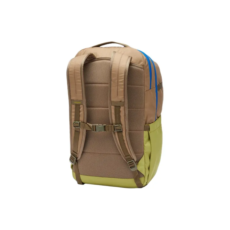 Cotopaxi Recycled Polyester Patch Oxford Hiking Bag Backpack Unisex Desert With Lemon Grass-2