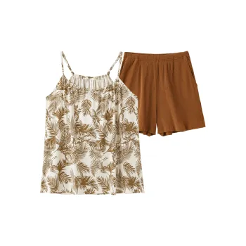 MIIOW Pajama Set Women's Feather