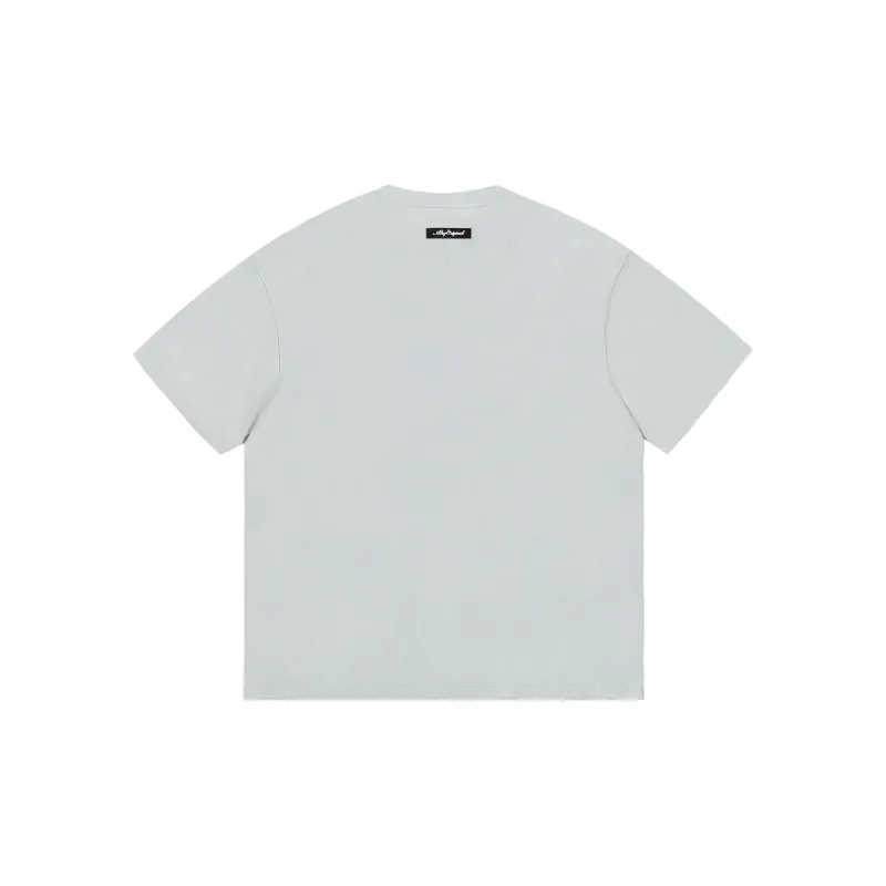 Atry Flower Body LOGO Series T Shirt Unisex Gray-1