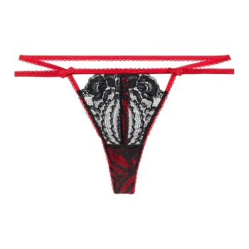 Victoria's Secret ADORE ME NEW! Enette G-String Panty Underpants Women's 1 Pack Jet Black