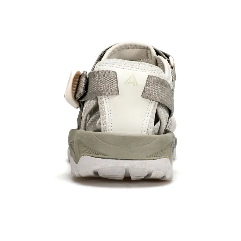 HUMTTO Anti Slip Wear Resistant Beach Sandals Men's Beige Gray-2