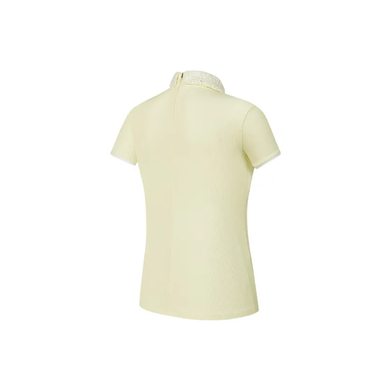 FILA Polo Shirts Women's Pear Blossom Yellow-2