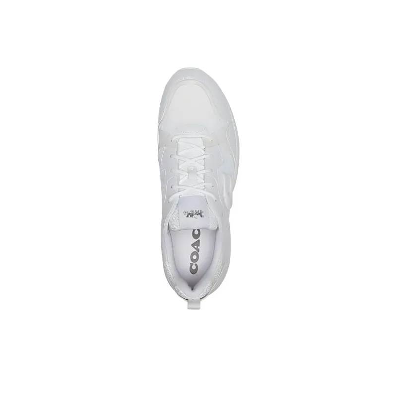 COACH Low Top Casual Shoes Men's Bright White-3