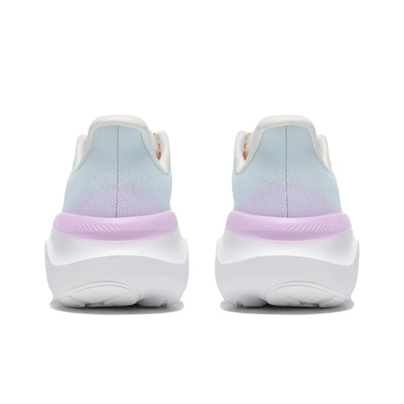 BMAI Pioneers Thick Tao EVA PEBA Blend Thickened Midsole Mid Top Running Shoes Women's Cloud Sunset White-4