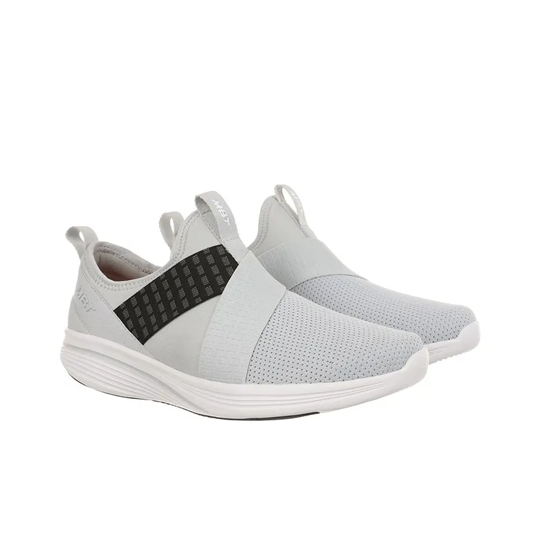 MBT Cushioning Breathable Height Increasing Rebound Low Top Outdoor Shoes Women's Light Gray-2
