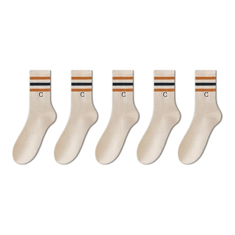 SALOATO Knee High Socks Men's 5 Pack-9