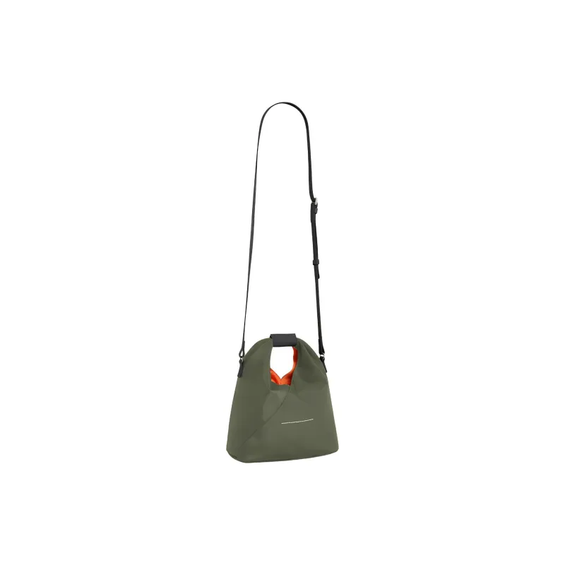 MM6 Maison Margiela Calfskin Handbag, Shoulder Bag, Crossbody Bag Trumpets Women's Green-1