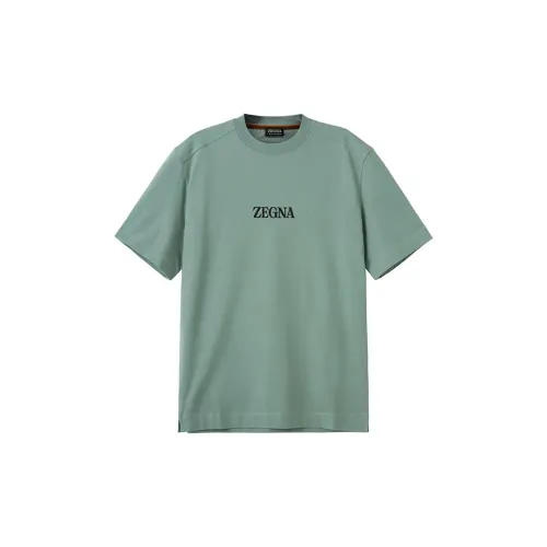 Ermenegildo Zegna T-Shirts Men Pea Green