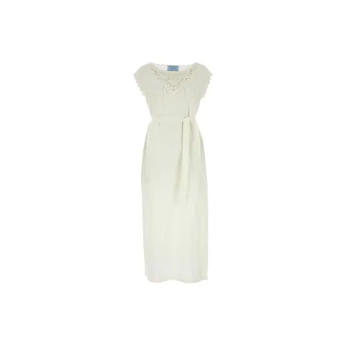 PRADA Sleeveless Dress Women's White