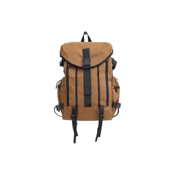 Slazenger Nylon Backpack Large Size Unisex Black Green Brown