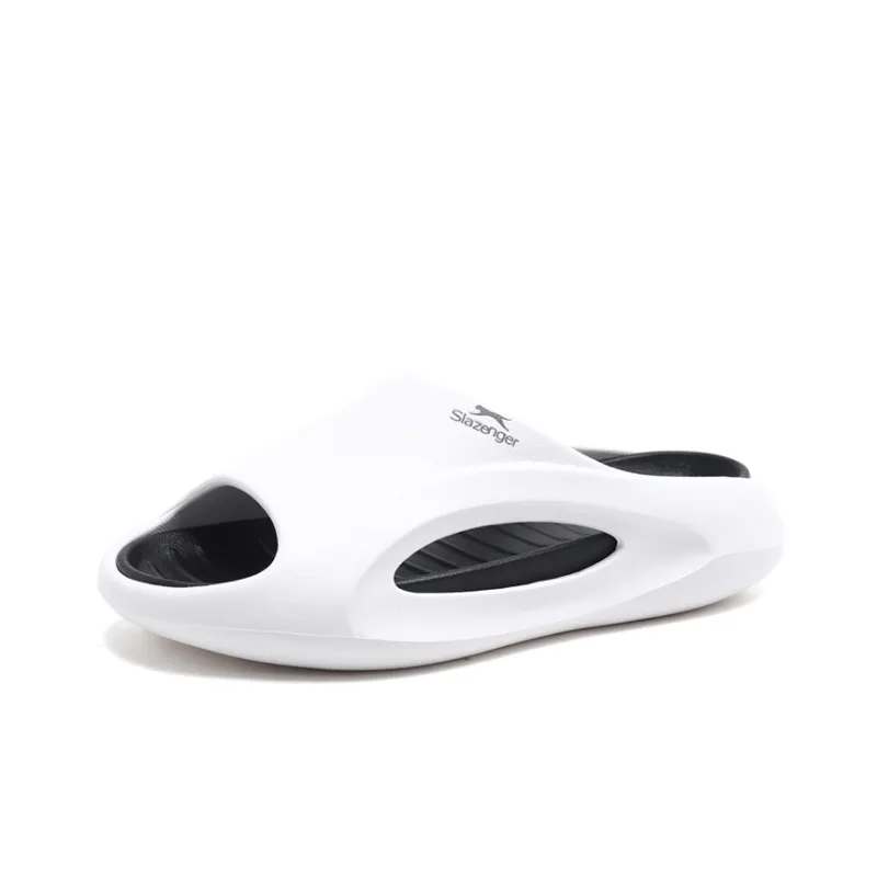 Slazenger Slip Resistant Slide Slippers Men's White Black-1