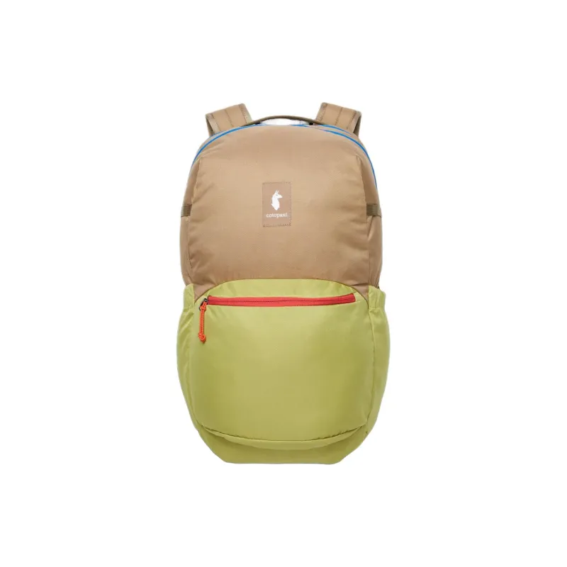 Cotopaxi Recycled Polyester Patch Oxford Hiking Bag Backpack Unisex Desert With Lemon Grass-0