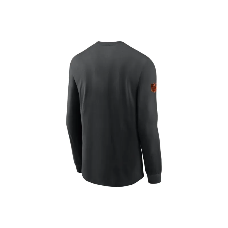 Nike Cincinnati Bengals Sideline Team Issue Men's Nike Dri FIT Nfl Long Sleeve T Shirt-1