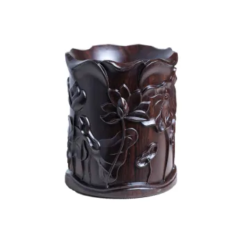 Finger Carpenter Woodwork Brush Holder Unisex Ebony