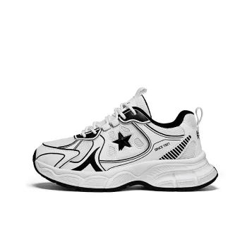 DOUBLE STAR 88 Cushioning Wear-Resistant Low-Top Chunky Sneakers Women's