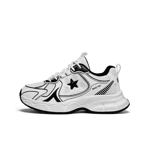 DOUBLE STAR 88 Cushioning Wear Resistant Low Top Chunky Sneakers Women's