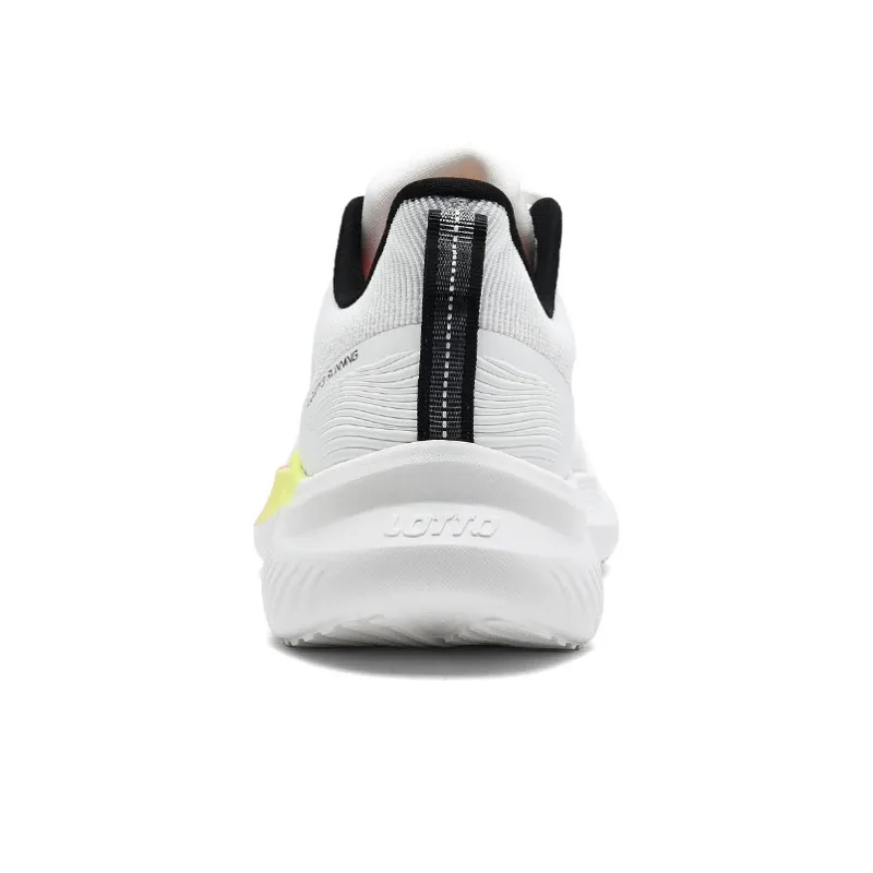 LOTTO Bai Ju 1.0 Wear Resistant Lightweight Rebound Low Top ETPU Sole Running Shoes Men's White-1