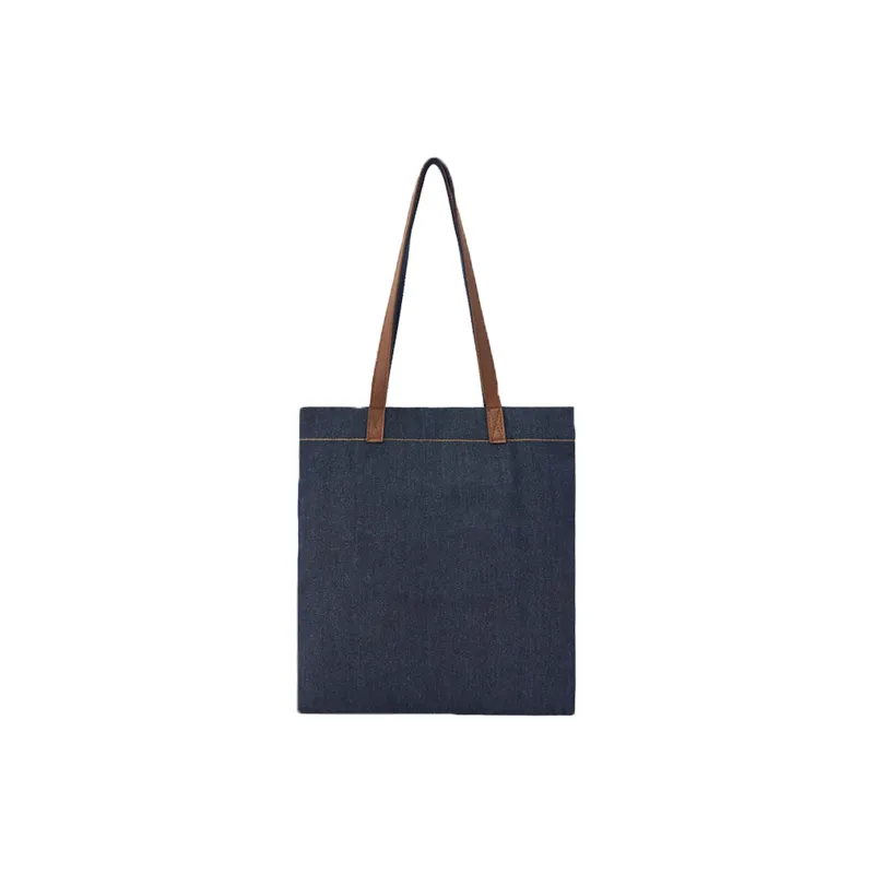 Lee Fabric Canvas Bag, Shopping Bag, Shoulder Bag Regular Unisex Denim Blue-1