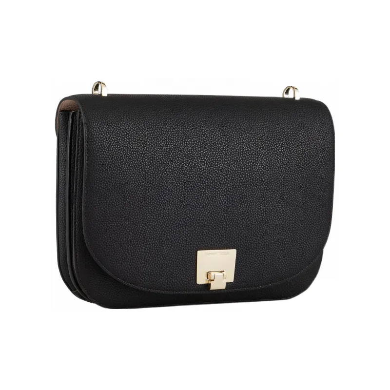 EMPORIO ARMANI Polyester, Polyurethane, Polyvinyl Chloride Shoulder Bag, Crossbody Bag Women's Black-1