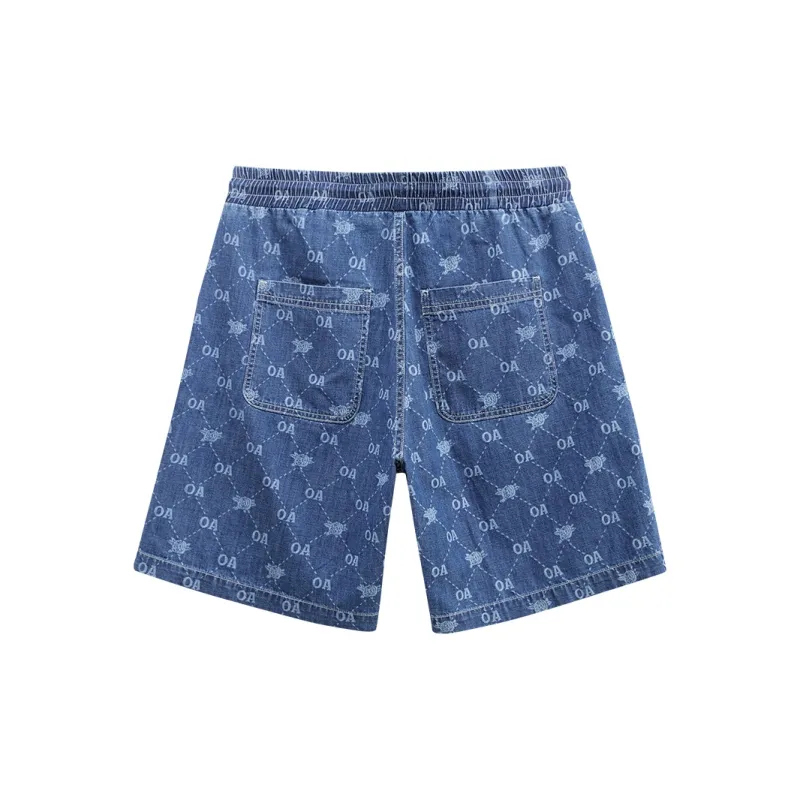 ONIARAI Denim Shorts Men's Denim Blue-1
