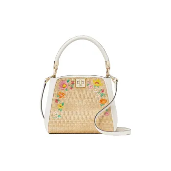 Kate Spade Straw Handbag Shoulder Bag Crossbody Bag Women's Multiple Egg White And Crispy Colors